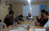 اجتماع لإدارة نادي العودة في مخيم الرشيدية
