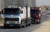 650 شاحنة إلى غزة اليوم عبر كرم أبو سالم