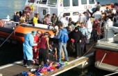 البحرية الإيطالية تنقذ مئات المهاجرين الفلسطينيين والسوريين 