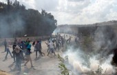 القدس.. مواجهات عنيفة مع الاحتلال في ابو ديس