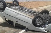 اصابة اربعة شبان بجراح في حادث سير