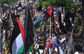 تواصل مسيرات الفرح  في غزة والضفة المحتلة بانتصار المقاومة