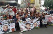 بالصور.. الجهاد تنظم مسيرة تضامنية بالضفة مع الأسرى المضربين