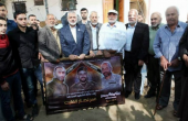 هنية وقيادات من حماس يزورون بيوت عزاء الشهداء الـ5 من سرايا القدس