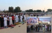 الآلاف يؤدون صلاة عيد الفطر في قطاع غزة بدعوة من الجهاد