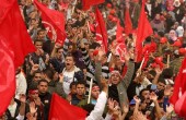وقفة تضامنية للشعبية في غزة مع الأسرى المضربين