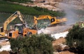 الاحتلال يهدم منشآت زراعية غربي رام الله