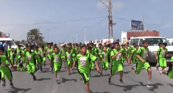 غزة.. ماراثون رياضي دعماً لمطالب الأسرى المضربين