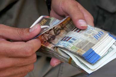 أسعار العملات مقابل الشيكل