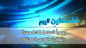 فلسطين اليوم - 08:00 مساءً