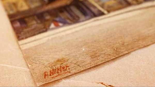 هولندية تتبرع بلوحة رسمها هتلر