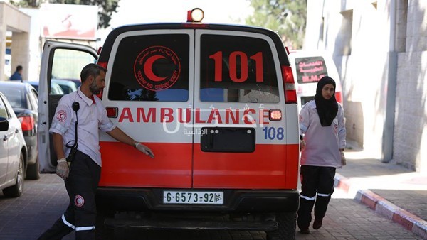 إصابة مواطنين في حادث سير غرب غزة