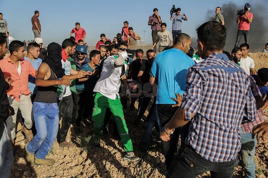 شهيد وإصابات خلال مواجهات مع قوات الاحتلال شمال قطاع غزة