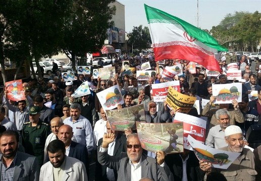 تظاهرات في إيران رفضا لقرار ترامب بشأن القدس