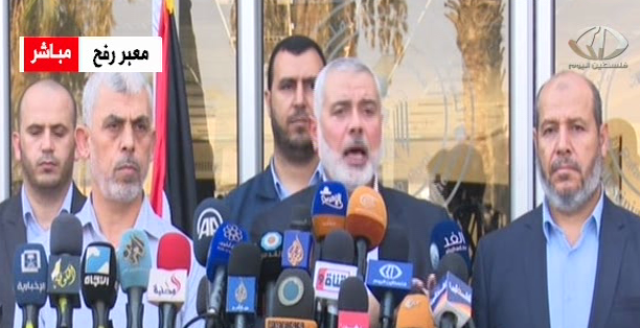 هنية: ندعو الحكومة إلى زيارة غزة قبل لقائنا مع وفد فتح