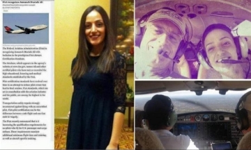 الفلسطينية جمانة عابد ضمن أفضل 50 طيارا في أوهايو الأميركية