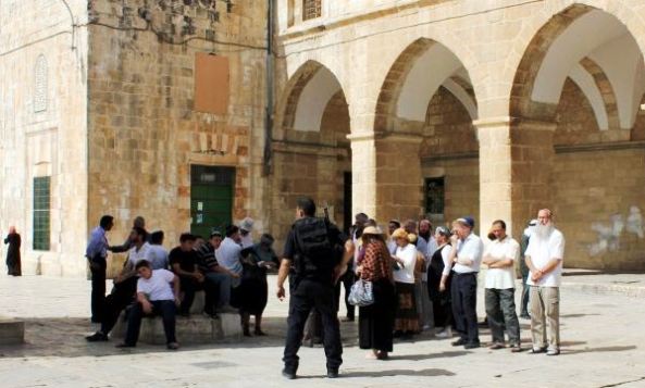 118 مستوطنا يقتحمون المسجد الأقصى من باب المغاربة