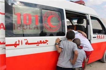 إصابة طفلين إثر سقوطهما من آلة ألعاب في نوبا بالخليل
