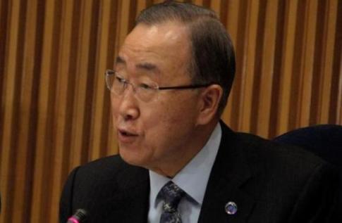 كي مون يصل إلى العاصمة بيروت