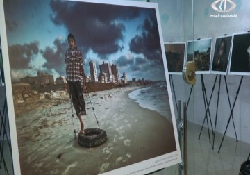 معرضا فوتوغرافيا تحت عنوان غزة  تحت ظلام  الحصار في العاصمة الايرانية طهران  - 10 – 2 – 2015 - محمد سليمان