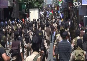 حركة “الجهاد الإسلامي” تنظم مسيرة احتفالا بـ”انتصار المقاومة” - 30 – 8  – 2014 – أكرم دلول