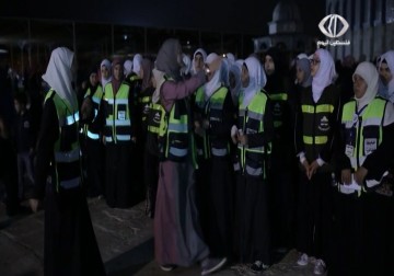 لجنة نظام فتيات المسجد الأقصى مشروع ريادي تطوعي لخدمة المصلين برمضان – 6 – 7 – 2015 – فاطمة عبد الجواد