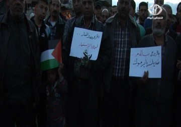 مسيرة للفصائل الفلسطينية في مخيم جرمانا تضامنا مع أهالي مخيم اليرموك - 11 – 4 – 2015 –  رنا بجيرمي