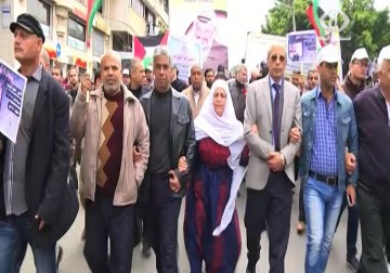 إحياء ليوم الأسير الفلسطيني ... مسيرات وفعاليات حاشدة تنطلق في ارجاء قطاع غزة - 16 - 4 - 2015 - رمزي أبو جزر