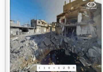 خريطة  لحرب غزة بعدسة المصور الصحفي  البريطاني  لويس وايلد - 27 - 1 - 2015 - مريم حج موسى