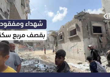 شهداء ومفقودون بقصف مربع سكني ببت لاهيا شمال قطاع غزة 