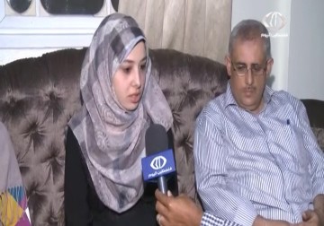 شيماء الآغا من خان يونس تحصل على المرتبة الخامسة مكررا في القسم الأدبي – 5 – 7 – 2015 - مثنى النجار