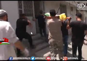 تقرير | تشييع الشهيدين معين الساعي ومحمد عليان اللذان اشتشهدا خلال مسيرة العودة