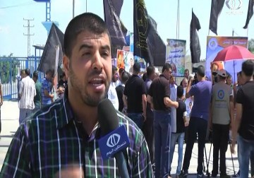 وقفة اسنادية في قطاع غزة للأسرى المضربين عن الطعام ومطالب شعبية بتفعيل قضية الاسرى على الساحة الدولية - 7 - 8 - 2016