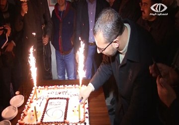 انطلاق إذاعة  صوت القدس  من غزة - 16 - 1 - 2015 - أكرم دلول