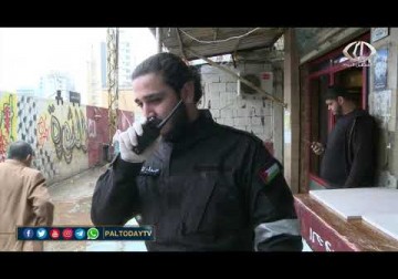 لبنان_ استمرار حملات التعقيم والوقاية من فيروس كورونا داخل المخيمات الفلسطينية