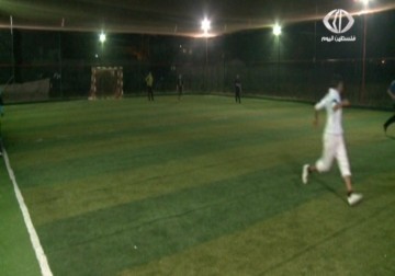 تعشيب سبعة ملاعب في قطاع غزة – 5 – 5 – 2015 - علاء سلامة