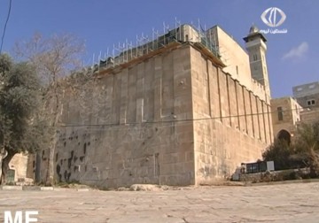 مستوطنون ينفذون حفريات قرب الحرم الابراهيمي الشريف في مدينة الخليل بالضفة الغربية – 2 – 4 – 2015 – امتثال هنداوي