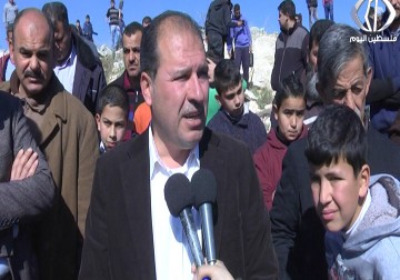 زراعة أشجار الزيتون رفضا لقرار الحكومة بإقامة مكب للنفايات في أراضي الجيوس وكفريات - إسراء الصفدي