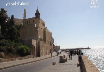 شاطىء الجبلية في مدينة يافا المحتلة ملوث بسبب المياه العادمة - لبيبة شريفة - 20 - 7 - 2016