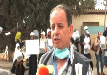 إعتصام إحتجاجي ضد إقامة كسارات في قرى شرق طولكرم - مريم الحاج موسى - 1 - 11 - 2016