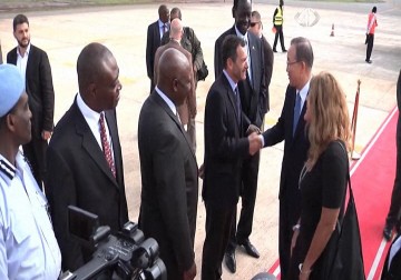 أمين عام الامم المتحدة يصل إلى جوبا وسط تصاعد حدة القتال والنزوح جنوب السودان – 6 – 5 – 2014 – جلال قبطان