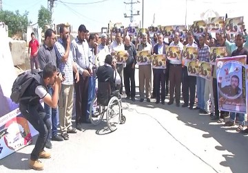 مسيرات جماهيرية وفصائلية دعما للأسير خضر عدنان في اليوم الـ49 لإضرابه  - 22 - 6 - 2105 - محمد المدهون