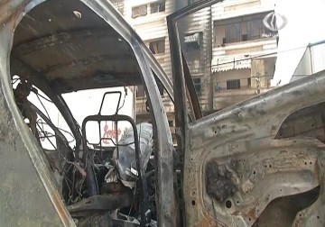 مجهولون يفجرون 5 سيارات للمقاومة في حي الشيخ رضوان شمال غزة دون وقوع إصابات – 19 – 7 – 2015 – زياد أبو غزالة