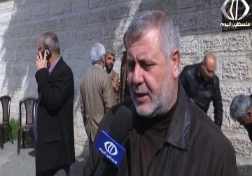 مؤتمر تضامني مع الأسرى للجنة القوى الوطنية والإسلامية أمام مقر الصليب الأحمر - يوسف أبو كويك 