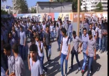 بدء العام الدراسي في المدارس الحكومية في قطاع  غزة  والضفة  - 24 - 8 - 2015 - يوسف أبو كويك