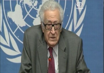 «الإبراهيمي»: وفدا المعارضة والنظام السوريان يبحثان أسس بيان جنيف 1  - 28 – 1 – 2014 – زينب سباعي