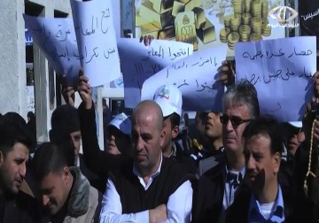 مسيرات في اليوم الوطني لكسر الحصار وإعادة الاعمار – 28 – 12 – 2014 - أكرم دلول