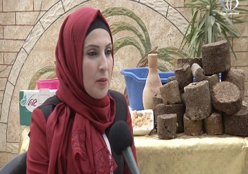 نابلس ...سيدات ينتجن حطباً صناعياً من مكونات صديقة للبيئة - أمون الشيخ - 1 - 11 - 2016