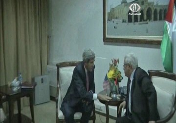 كيري يبحث مع عباس في وقت لاحق صيغة معدلة من اتفاق اطار - 19 - 2 - 2014 - وليد صوان