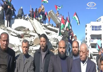 المخيمات الفلسطينية تشارك فعاليات اليوم الوطني لكسر الحصار – 28 – 12 – 2014 - رمزي أبو جزر